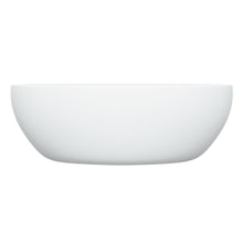 Perfil lateral de la tina 90-03, blanca y estilizada, ideal para baños modernos