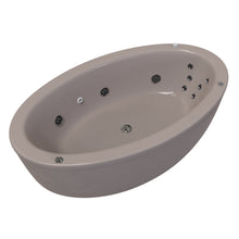 Tina color arena del modelo Dreams con hidromasaje, estilo moderno para tina freestanding