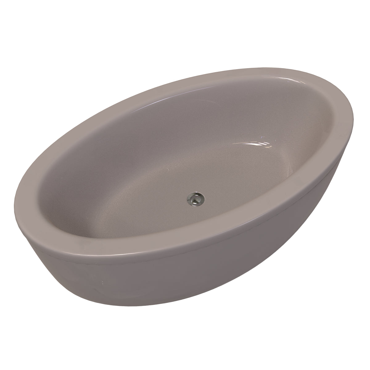 Tina color arena del modelo Dreams sin hidromasaje, estilo sencillo para tina freestanding