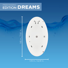 Diagrama técnico con dimensiones de la tina Dreams para dos personas