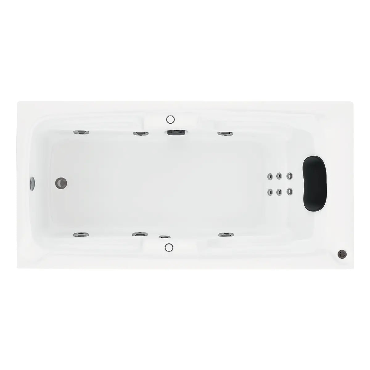 Tina Antaño 6 Aquaspa™ con sistema de hidromasaje, motobomba de 2.5 HP y jets de alto rendimiento.