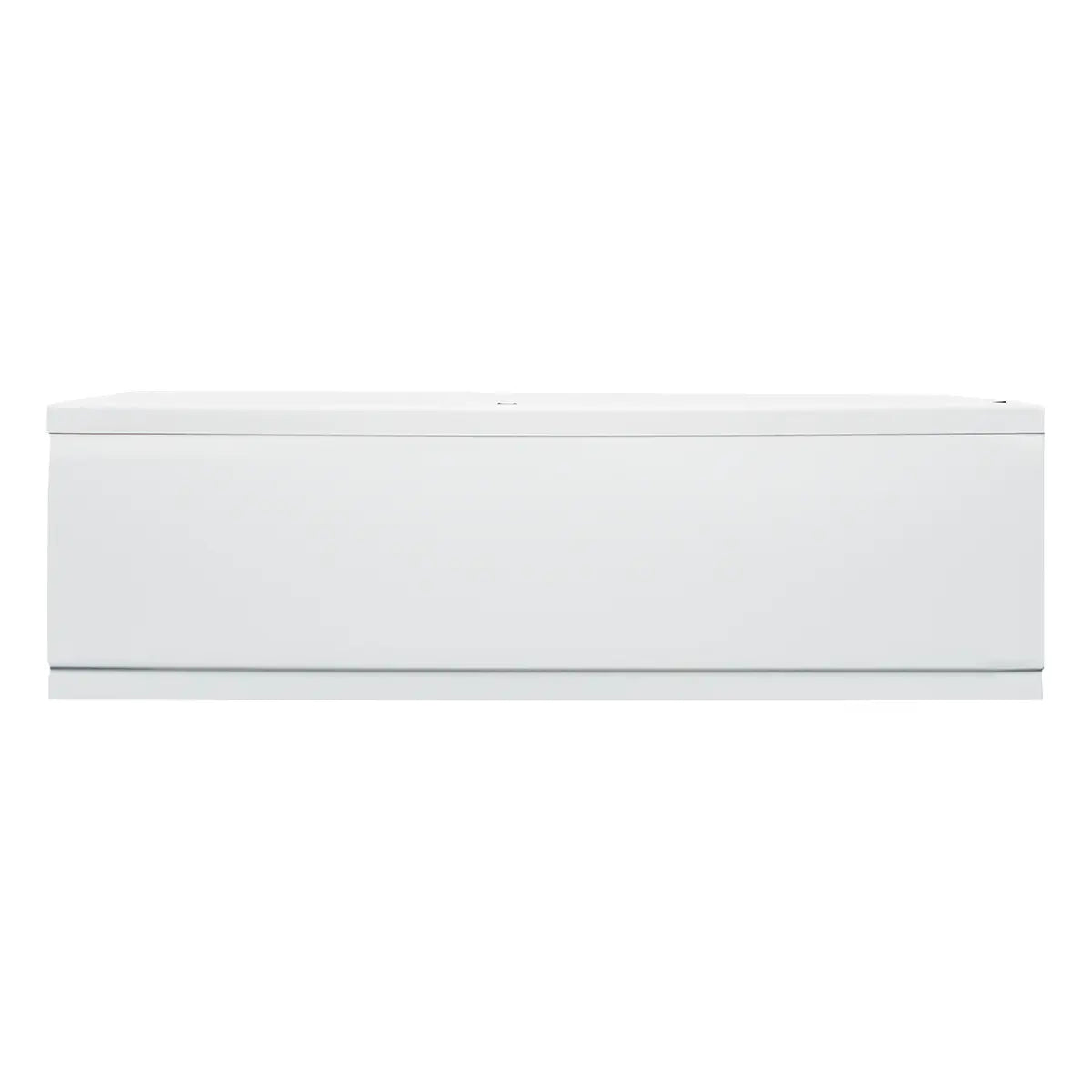 Vista lateral de la tina Antaño 6 Aquaspa™ con faldón completo y líneas suaves que realzan su diseño compacto.