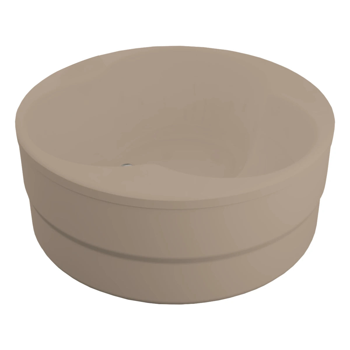 Elegancia compacta para un baño individual | tina de baño Freestanding modelo 100-010