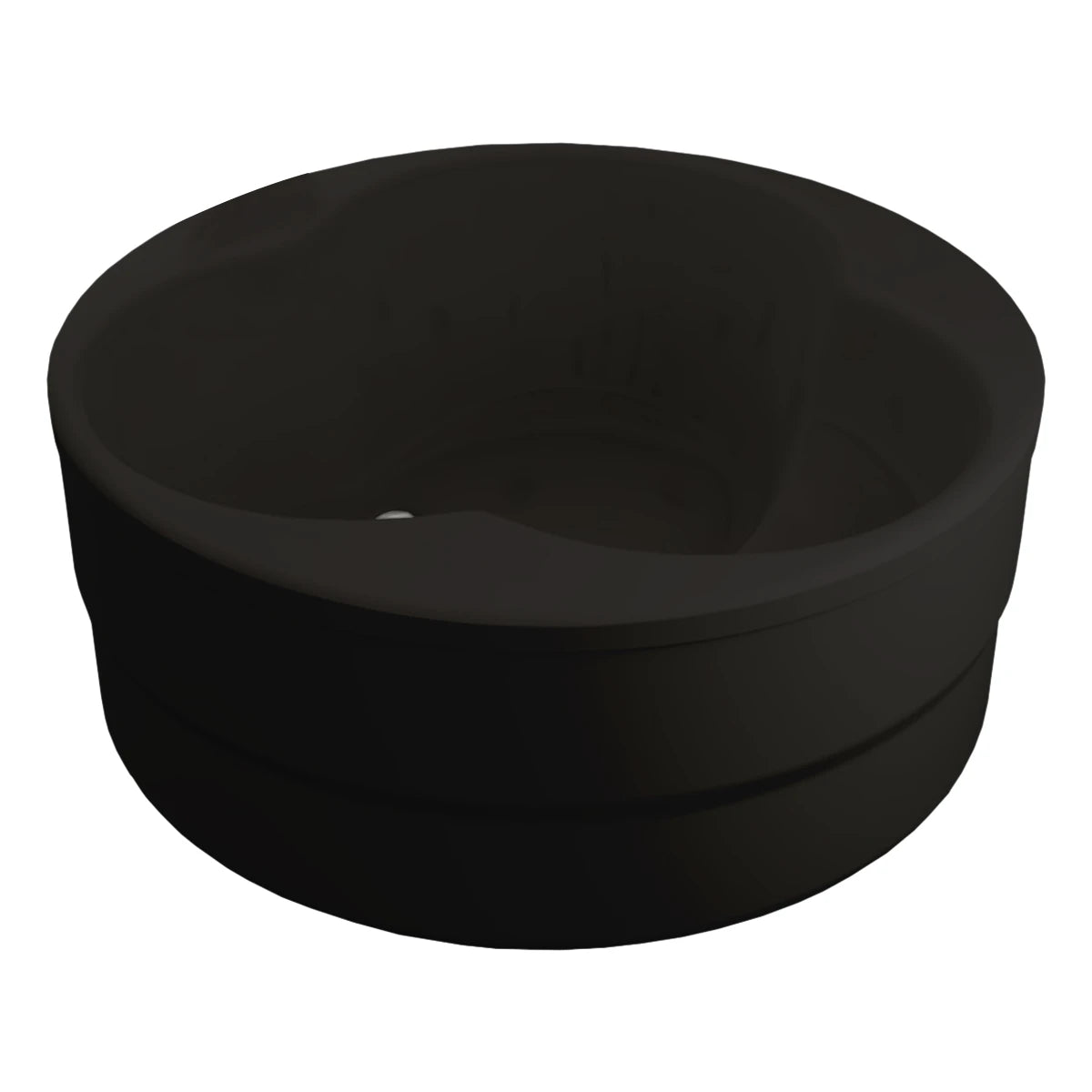 Elegancia compacta para un baño individual | tina de baño Freestanding modelo 100-010
