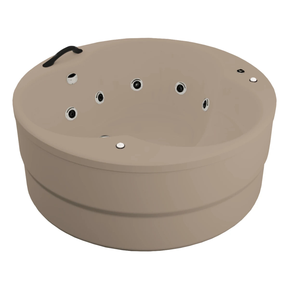 Elegancia compacta para un baño individual | tina de baño Freestanding modelo 100-010