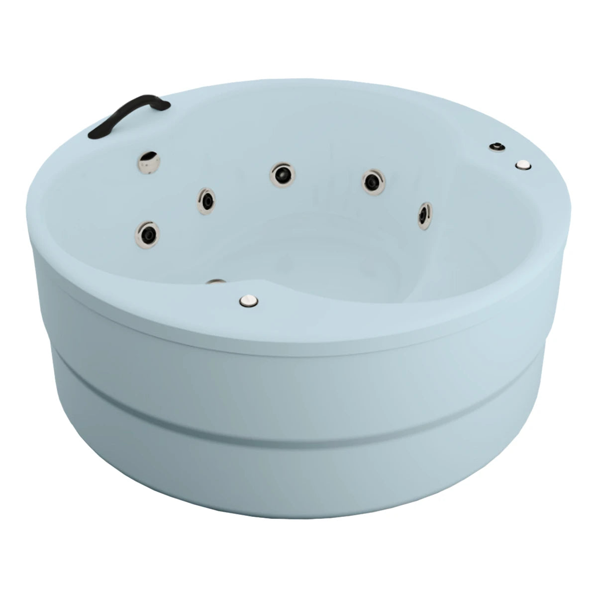 Elegancia compacta para un baño individual | tina de baño Freestanding modelo 100-010