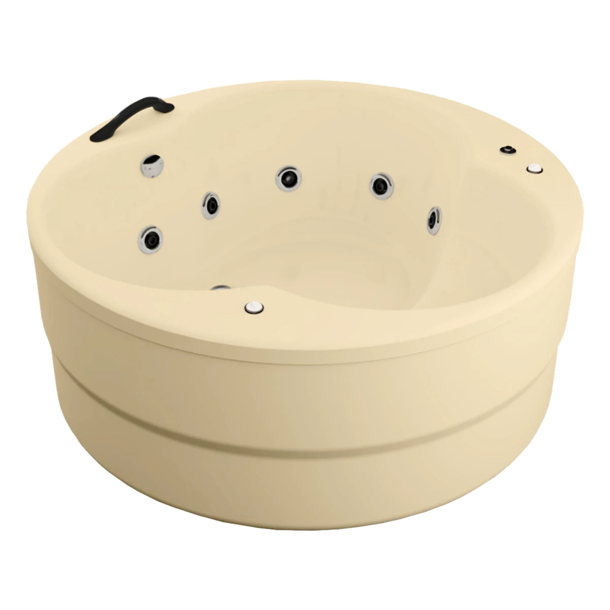 Elegancia compacta para un baño individual | tina de baño Freestanding modelo 100-010