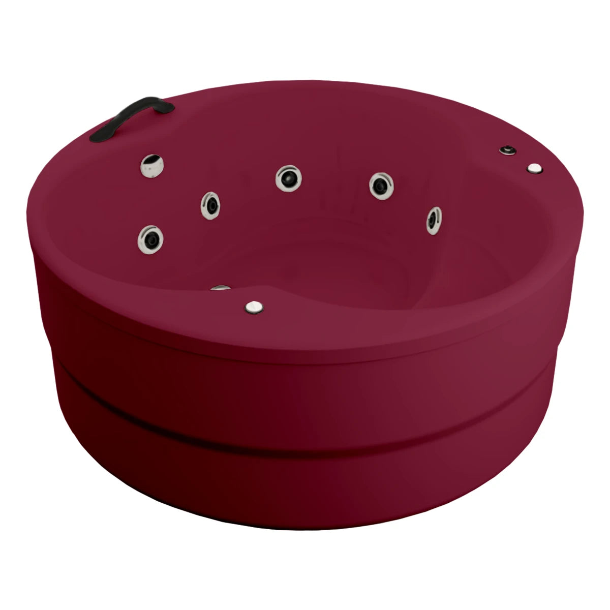 Elegancia compacta para un baño individual | tina de baño Freestanding modelo 100-010