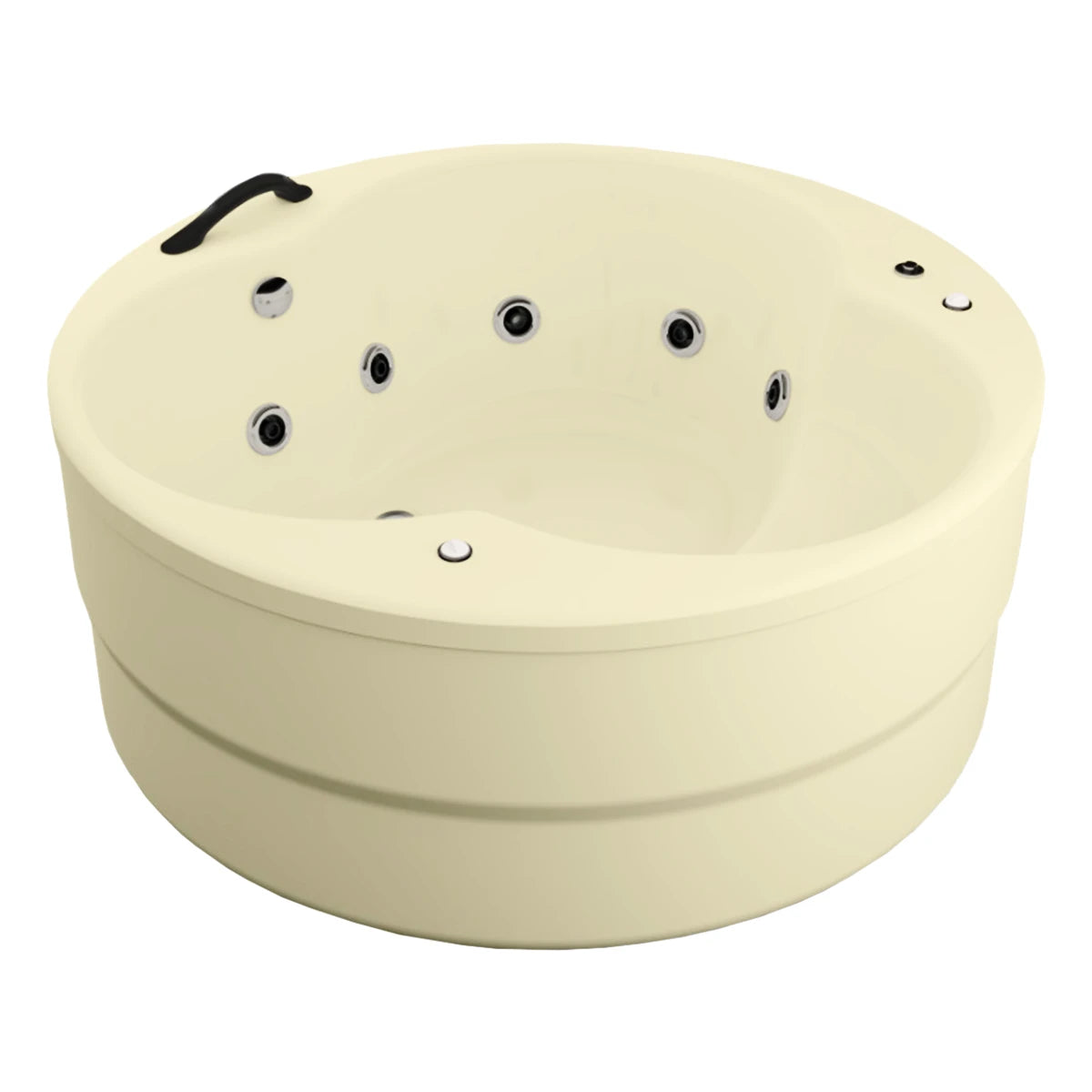 Elegancia compacta para un baño individual | tina de baño Freestanding modelo 100-010