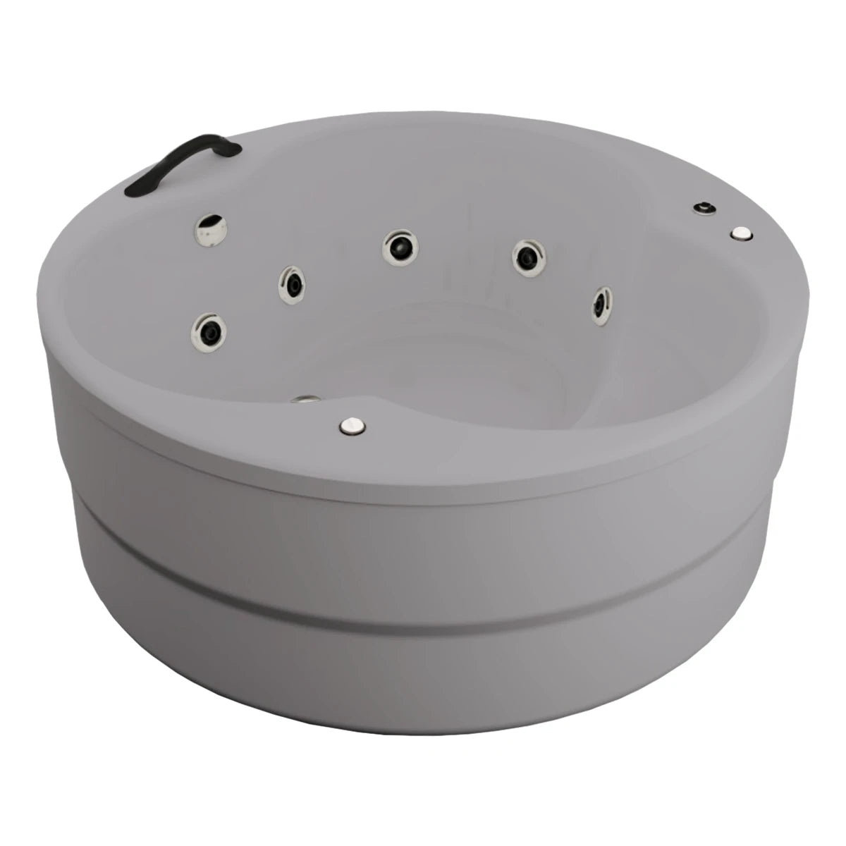 Elegancia compacta para un baño individual | tina de baño Freestanding modelo 100-010