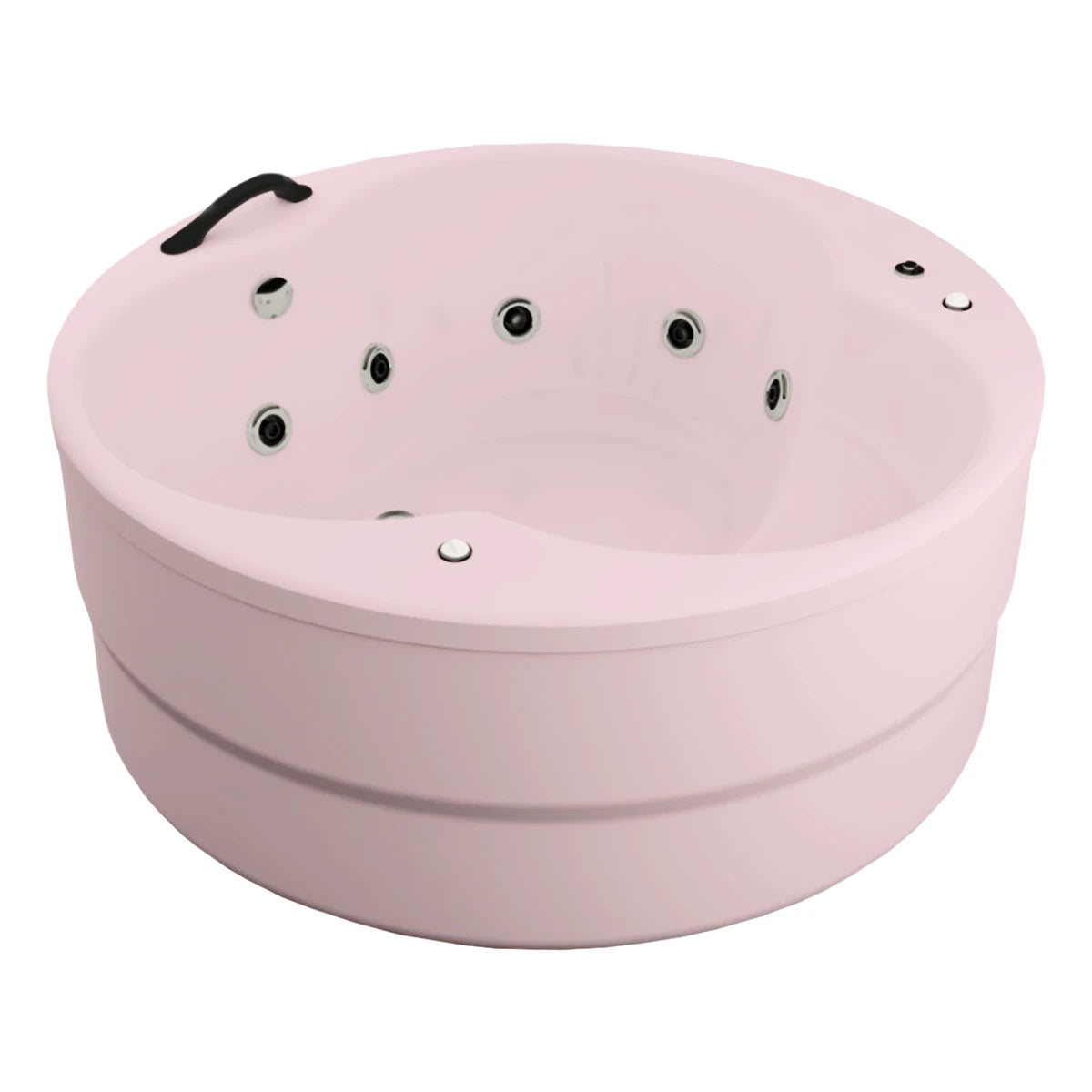 Elegancia compacta para un baño individual | tina de baño Freestanding modelo 100-010