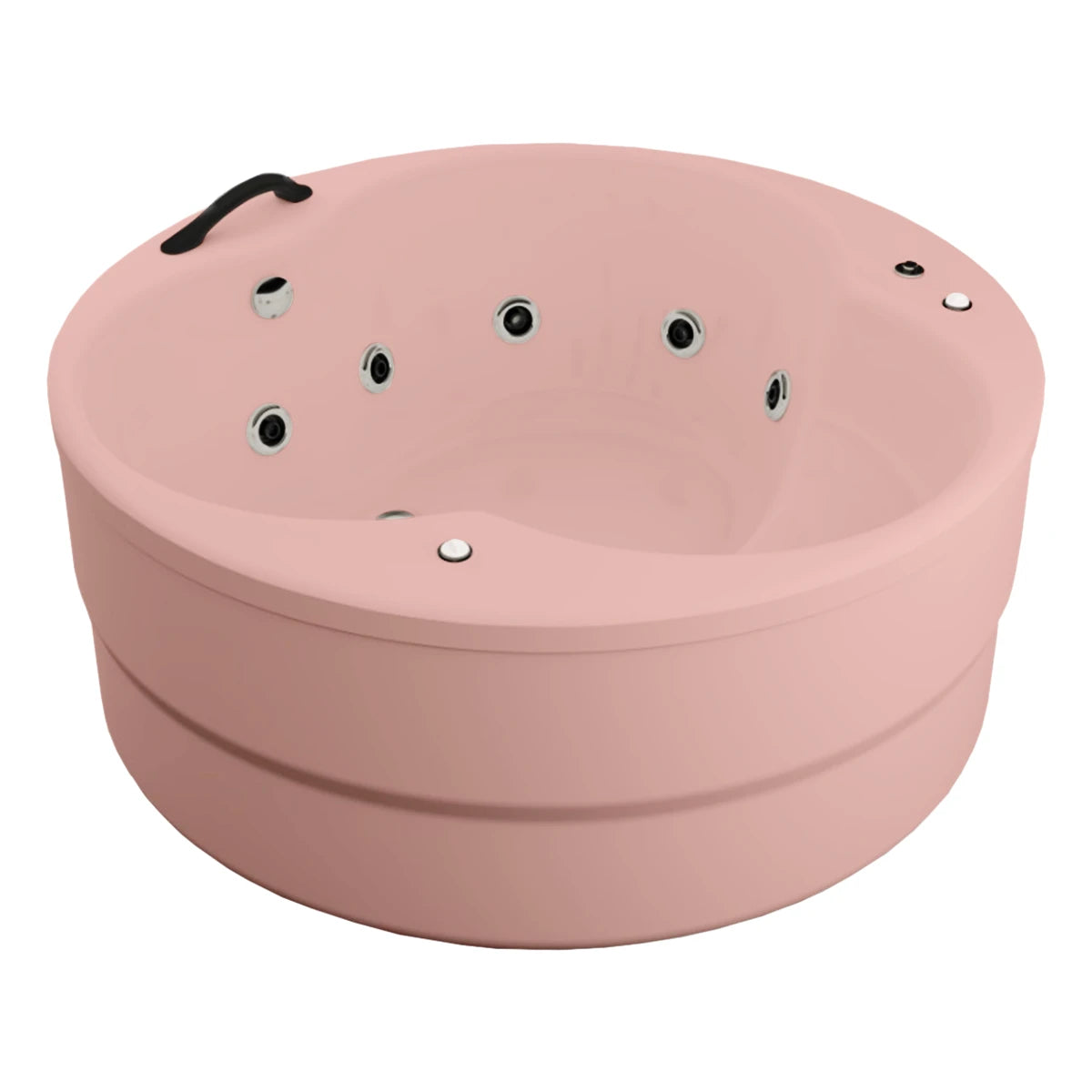 Elegancia compacta para un baño individual | tina de baño Freestanding modelo 100-010