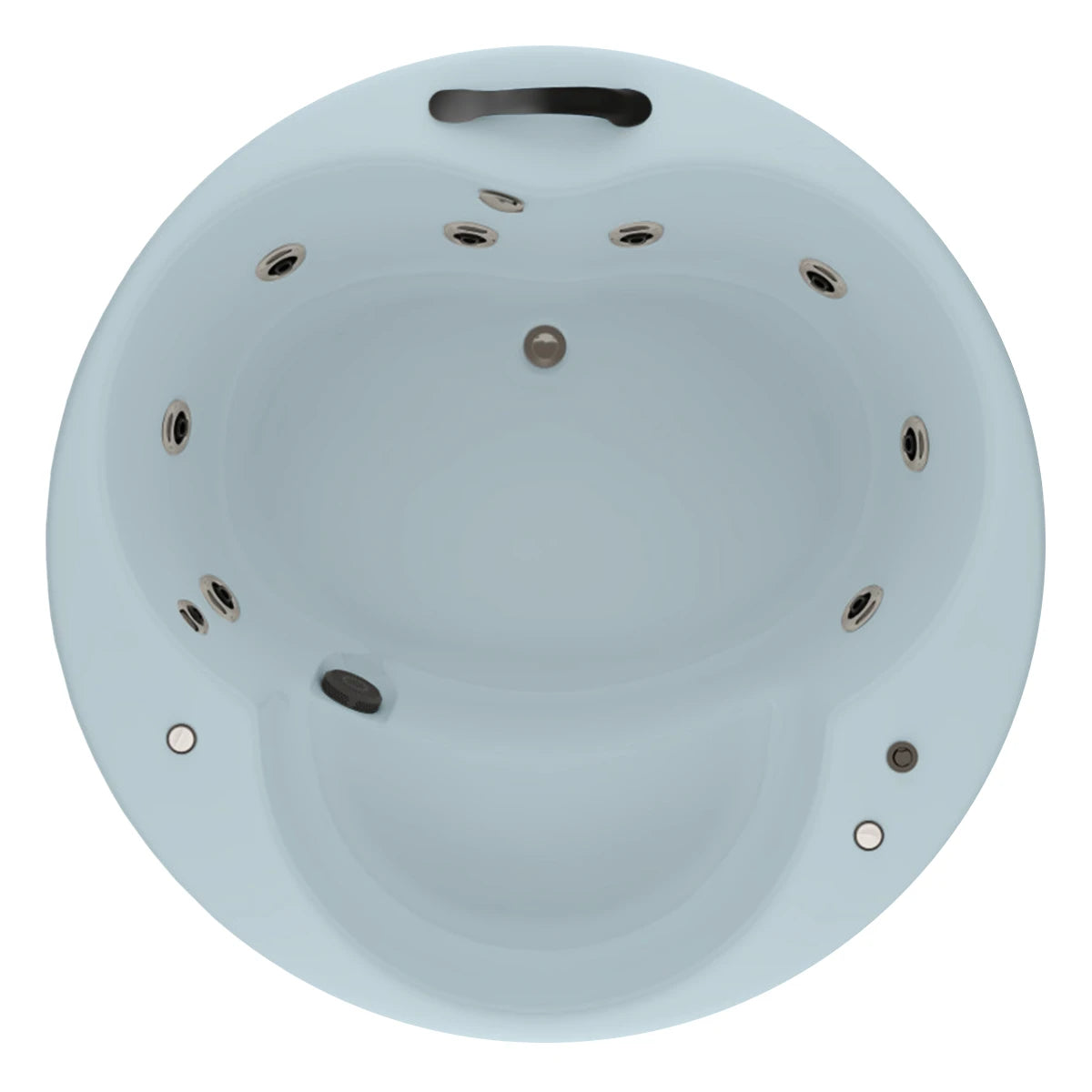 Elegancia compacta para un baño individual | tina de baño Freestanding modelo 100-010