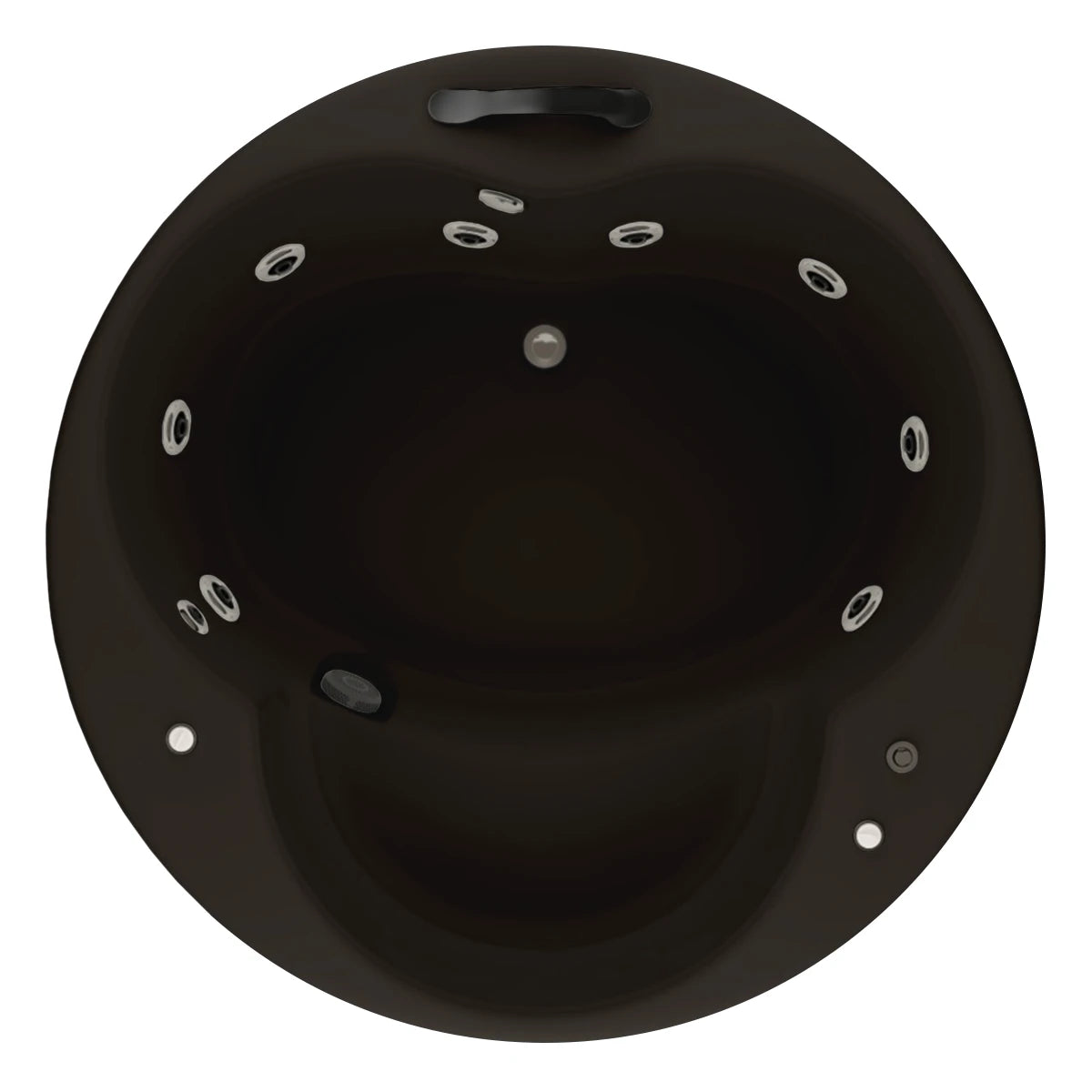 Elegancia compacta para un baño individual | tina de baño Freestanding modelo 100-010