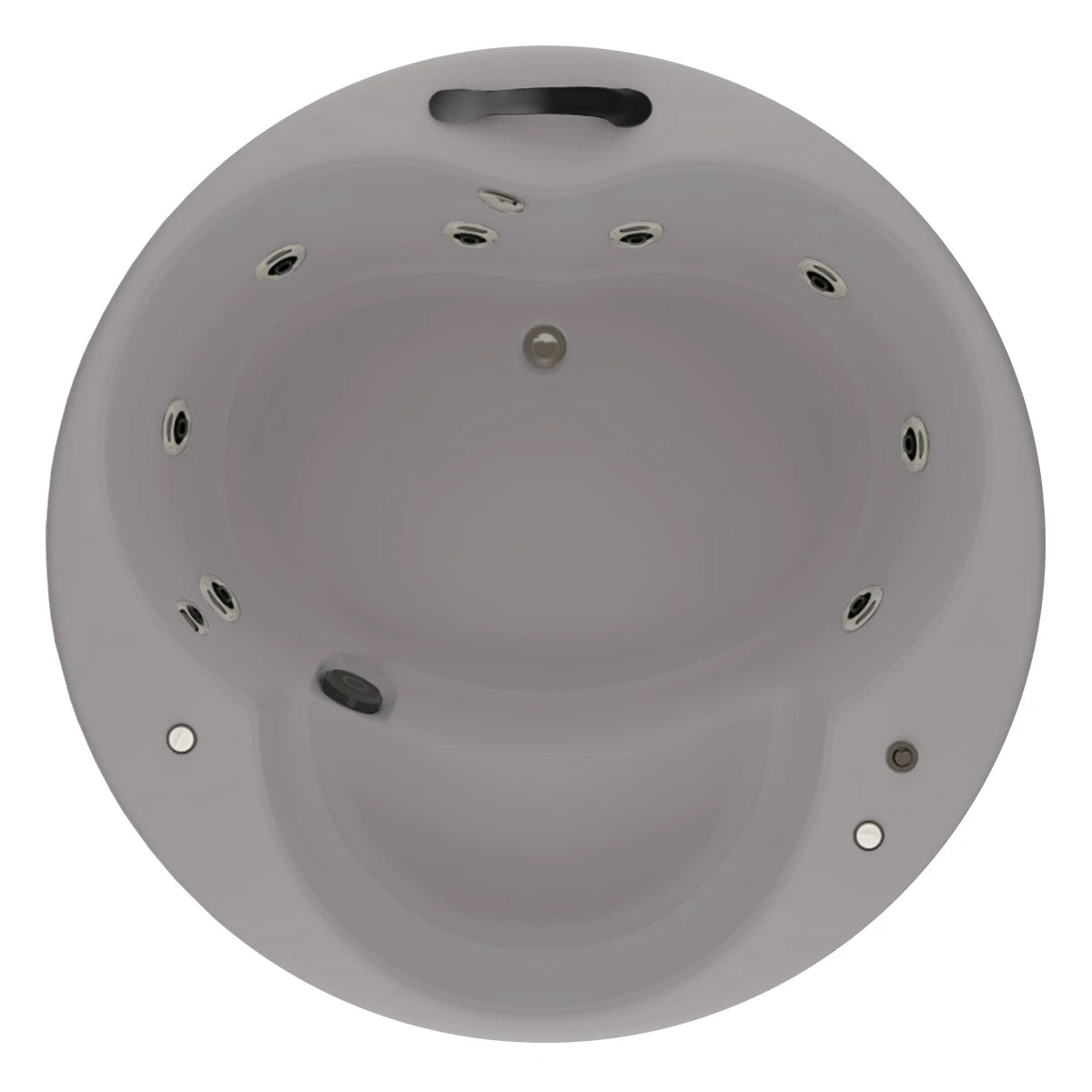 Elegancia compacta para un baño individual | tina de baño Freestanding modelo 100-010