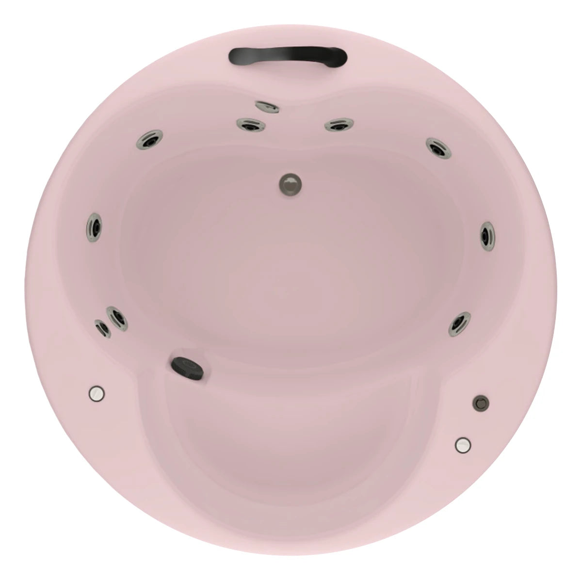 Elegancia compacta para un baño individual | tina de baño Freestanding modelo 100-010