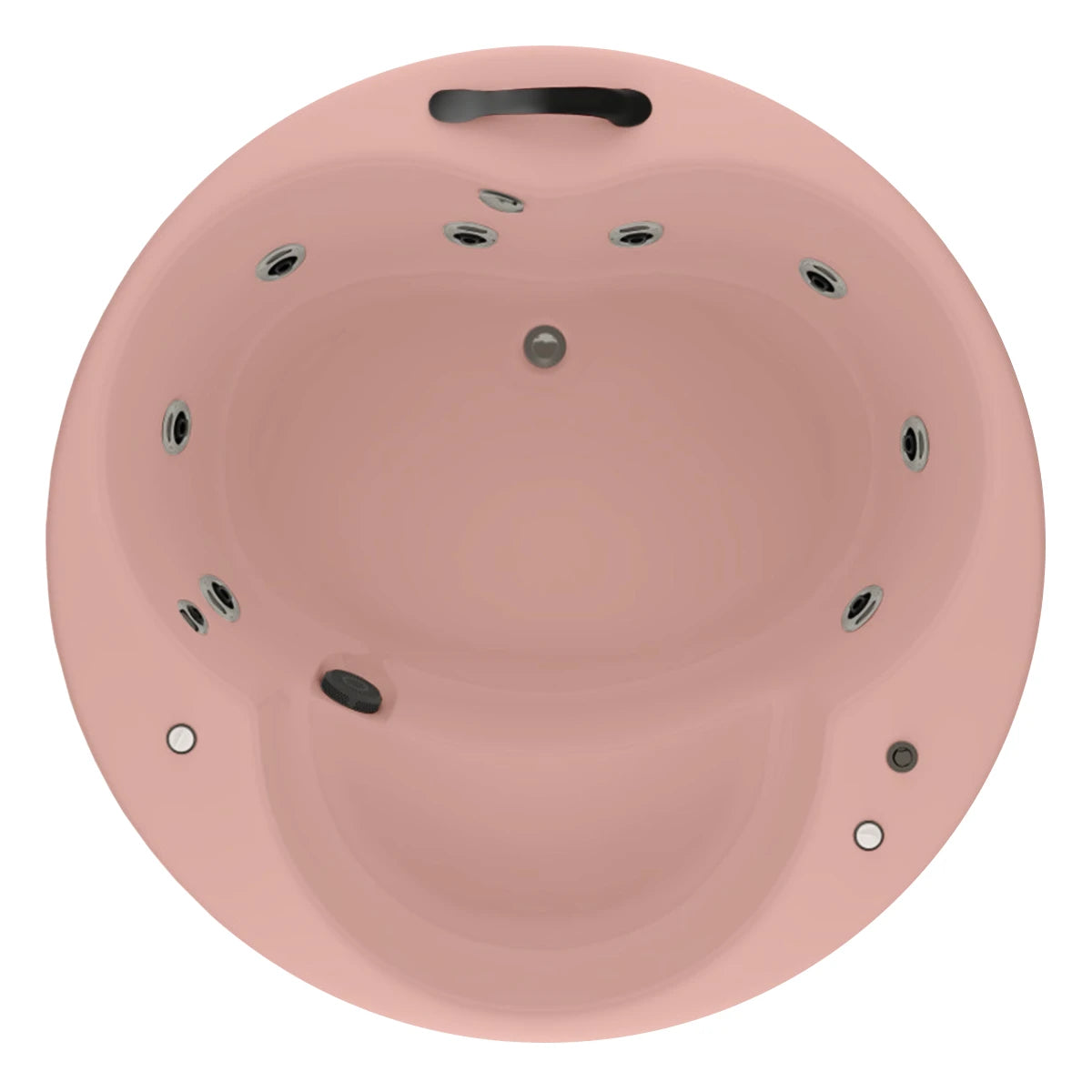 Elegancia compacta para un baño individual | tina de baño Freestanding modelo 100-010