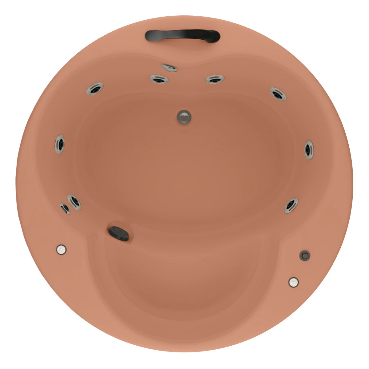 Elegancia compacta para un baño individual | tina de baño Freestanding modelo 100-010