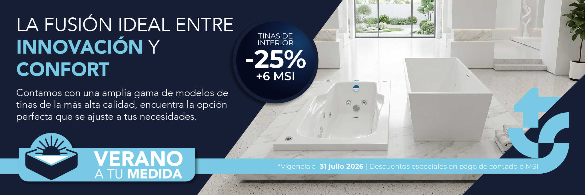 tinas para baño para interior empotrada y freestanding con descuento en totalspa