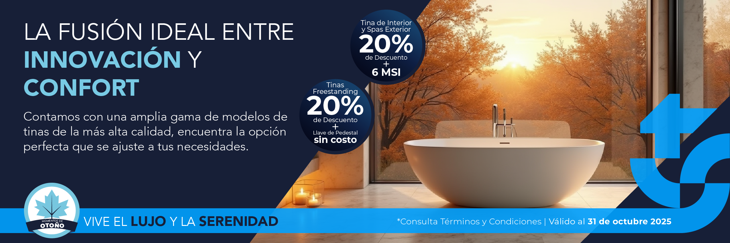 promociones tinas spas jacuzzis hidromasaje octubre 2025