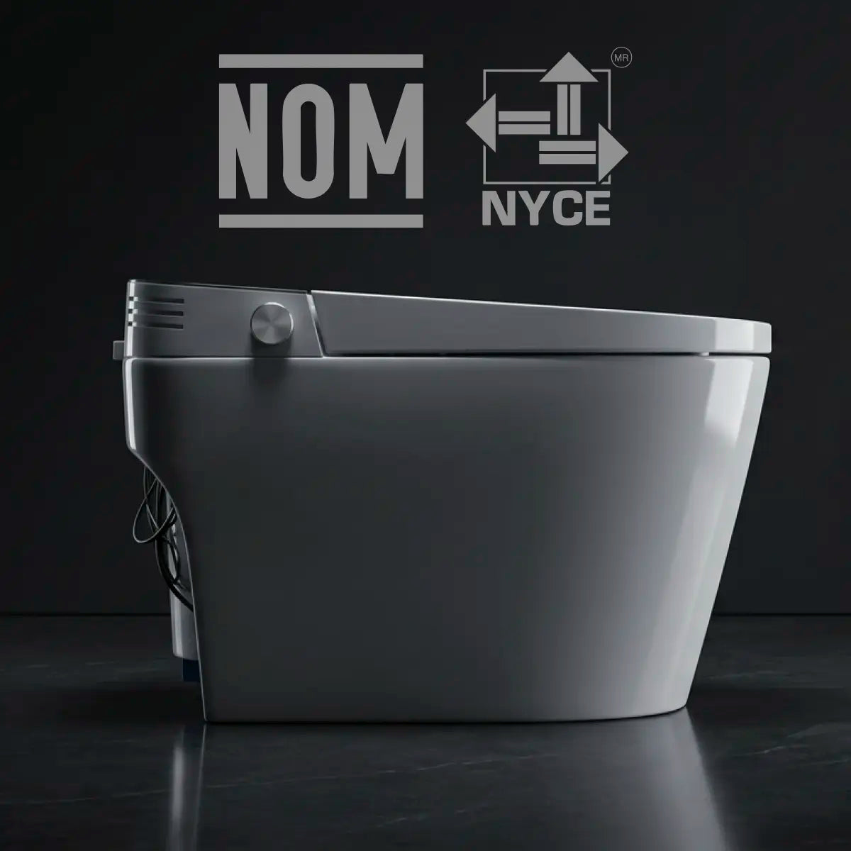 inodoro inteligente con NOM y NYCE para el mercado mexicao